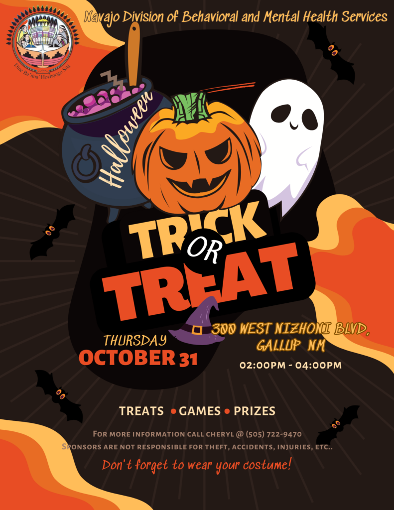 Halloween Trick or Treat @ DBMHS Gallup OTC | Gallup | New Mexico | United States